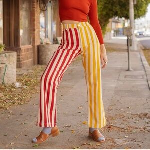 Big Bud Press Ketchup Mustard Striped Western Pants, small